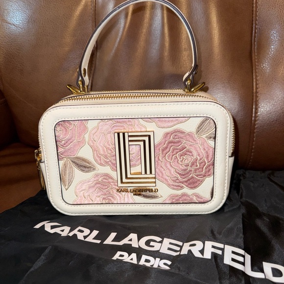 Karl Lagerfeld Handbags - Karl Lagerfeld Pink Floral Women's Bag